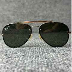 Ray Ban Blaze Aviator sunglasses FRAMES ONLY RB 3584 lens over frame gold