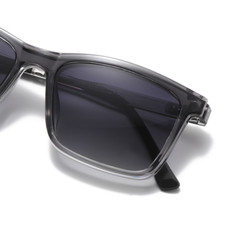 Men 3 in 1 Magnetic Clip On Flip Up TR90 Eyeglasses Square Polarized Sunglasses
