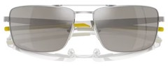 Ferrari Scuderia FZ5001 107/6G Sunglasses Men’s Brushed Silver/Grey Mirror 60mm