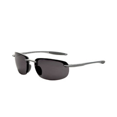 Maui Jim Men’s Hookipa Ultra 63mm Silver Polarized Sunglasses 676-17