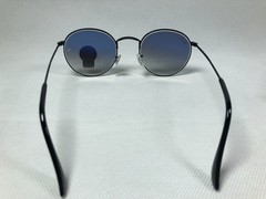 Ray-Ban RB3447 Round Gold Frame Gradient blue Lens Sunglasses 140MM