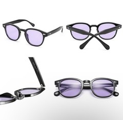 Brand Designer Men Fashion Model Round Sunglasses Downey Celebrity Avengers Iron