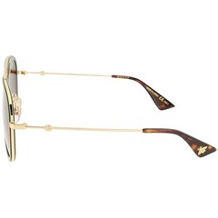 Gucci Men’s Sunglasses Gradient Grey Lens Metal and Acetate Frame GG0062S 003