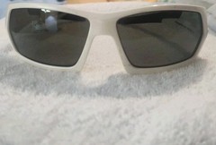 DVX Next Wiley X Wrap Polarized Safety Glasses White Gray NWT $76 MSRP