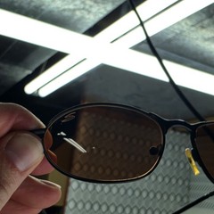 Serengeti 6534 Sunglasses Hurikanu Black Metal Round Oval Driver’s Lens READ