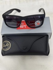 US Ray-Ban RB4165 622/T3 Justin Polarized Sunglasses Grey Classic Frame 54mm