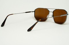 Prada Sunglasses Glass Lens Gunmetal Brown SPR 64X PR64XS 5AV-01D