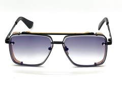 SUNGLASSES MEN DESIGNER STYLE SHIELD FANCY FLAT TOP RETRO MODERN LARGE GOLD 2023