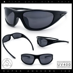 Xloop Performance Wrap Oval Sunglasses UV400 Sleek Sport Fit Lightweight Frame