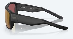 NEW Costa Del Mar Taxman Matte Black / Gold Mirror Polarized Glass 580G