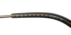 NEW SEAN JOHN SJOS512 SUNGLASSES MENS SHIELD 54-17-150 GOLD 710 FULL-RIM METAL &
