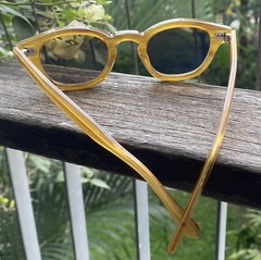 Men Brown Sunglasses Johnny Depp Blonde Glasses Light Brown Glass Sunglasses