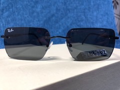Ray-Ban RB3786 Sunglasses Black Frame 56/18mm Dark Grey Lens 002/81 145MM