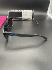 Oakley Frogskin Grey Smoke w/ Prizm Sapphire Lenses Olympic Team China new
