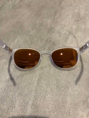 Oakley Latch Polarized Sunglasses PRIZM Rose Gold 2.1in lens Excellent condition