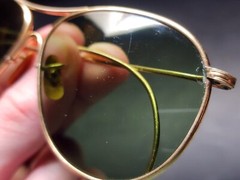 Vintage American Optical AO Ful-Vue Green Aviator 1/10 12k GF