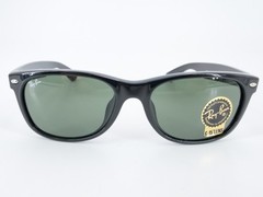 Ray Ban RB 2132-F New Wayfarer Sunglasses 901L G-15 Lenses Black 55[]18-140 M998