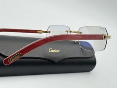 PREMIERE C DE CARTIER BURGUNDY WOOD SUNGLASSES CT0286O NEW 100% GENUINE ~$3575