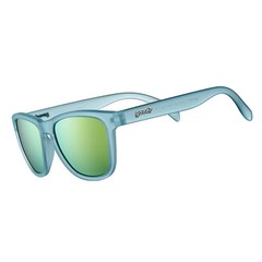 goodr Adult Sunbathing with Wizards Plastic Rectangle Sunglasses – Blue