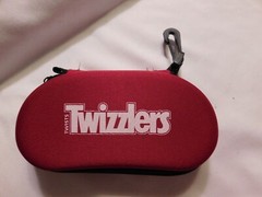 Tifosi Swank XL Sunglasses Satin Vapor/Smoke Red with Tizzlers Branded Case