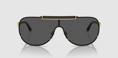 VERSACE VE2140 100287 Gold Gray 40 mm Men’s Sunglasses