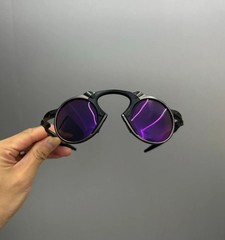 Vintage Oakley Madman X Metal Retro Polarized Sunglasses Purple Lens Greybj-