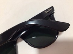 RAY-BAN Men’s WAYFARER RB 2140 901 SUNGLASSES / Hand Made In Italy K (54-18 3N)