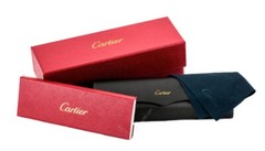 CARTIER Transparent Black 54-18-140MM Women’s Eyewear CT0008O 010
