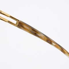 Zilli ‘Jimmy’ 24K Gold-Plated Titanium and Tortoiseshell Acetate Sunglasses