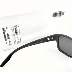 PRADA 01W Linea Rossa Sport Sunglasses Gray Pilot Wrap POLARIZED PS01WS