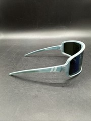 Blenders Rainwalker Eclipse Wrap Around Satin Metallic Blue Sunglasses