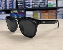 Stylish Black Square UV Protected Sunglasses for Men & Women | Trendy Oversized