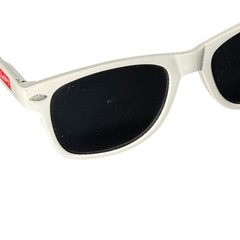 Adult Swim Sunglasses Unisex White Black Square Plastic Retro Promo TV