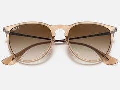 *Brand New* Ray-Ban Erika RB4171 Sunglasses Brown Frame Gradient Lens UV400Unise