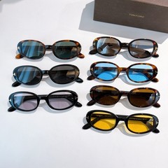 Tom Ford Iggy Sunglasses TF1364 Havana/Blue 49-21-140mm With Case New
