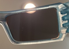 Oakley Oil Rig Frost Blue w/Silver History Text – Chrome Iridium – NEAR MINT