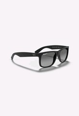 Ray-Ban Justin RB 4165 622/T3 55mm Rubber Black/Gray Gradient Polarized…