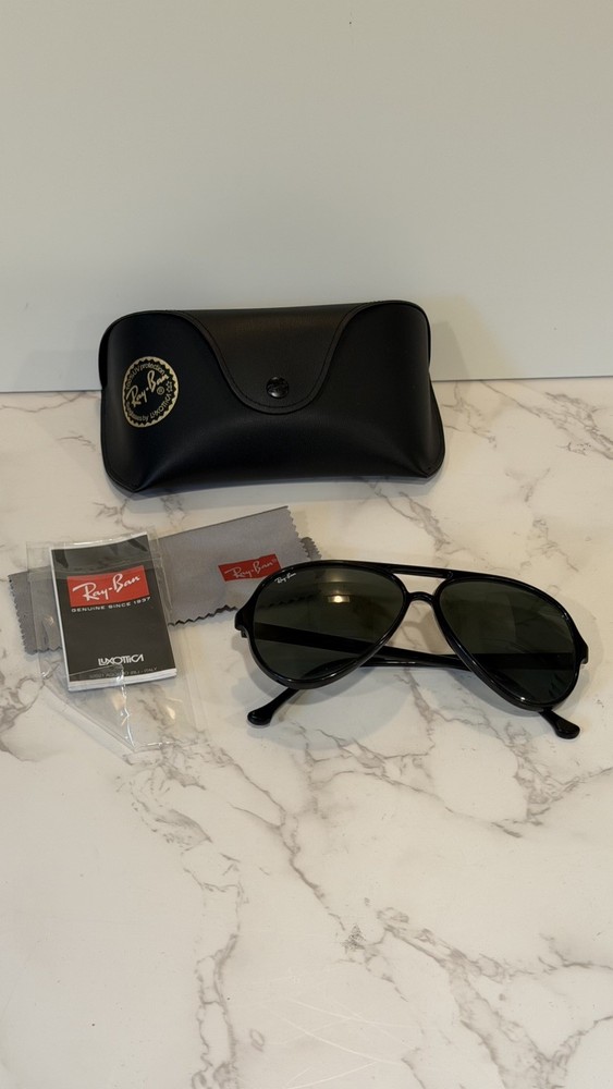 Vintage B&L Ray-Ban Black Cats 5000 Ski Sunglasses Made in France w/ Case