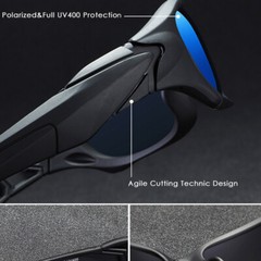 KDEAM Outdoor Sports Polarized Sunglasses Men’s Mirror MTB Cycling Goggles UV400