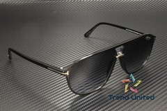 Tom Ford Bruce FT1026 01D Shiny Black Smoke Polarized 61 mm Men’s Sunglasses