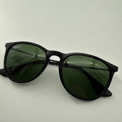 Ray-Ban Erika Sunglasses RB 4171 601/2P Polished Black Green Polarized-