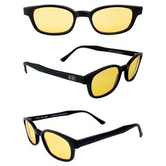X-KD’s Unisex-Adult Biker sunglasses Yellow One Size