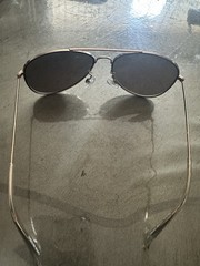 Vintage Sunglasses Men Sports Driving Gold Metal Aviator Gradient