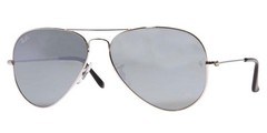 Ray-Ban RB3025 W3277 Silver Sunglasses – Silver – Authentic New