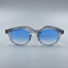 Handmade blue glasses blue gradient lens sunglasses Men’s classic glasses UV400