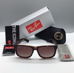 BROWN RB4165 RAY-BAN JUSTIN MAN SUNGLASSES (RB4165 54-16 145MM)