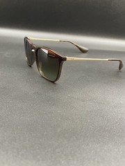 Ray-Ban RB4187 Chris 856/13 Sunglasses Full Rim Tortoise Lightweight 54-18-145