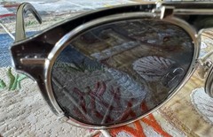 Dior Men’s Black Sunglasses DiorGenese Homme Round 100% UV Protection Pre-Loved