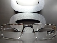 Classy Elegant Modern Contemporary Clear Lens Day Night SUN GLASSES Sleek Frame