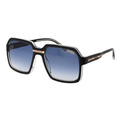 Carrera VICTORY C 08/S 7C508 Black Square Sunglasses 56mm Blue Gradient Lens